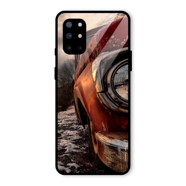 Vintage Car Headlight Glass Back Case for OnePlus 8T