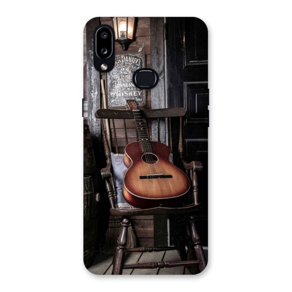 Vintage Chair Guitar Back Case for Galaxy A10s