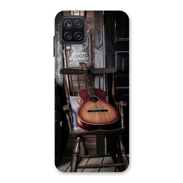 Vintage Chair Guitar Back Case for Galaxy A12