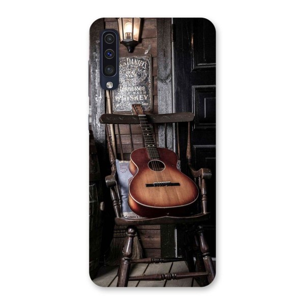 Vintage Chair Guitar Back Case for Galaxy A50