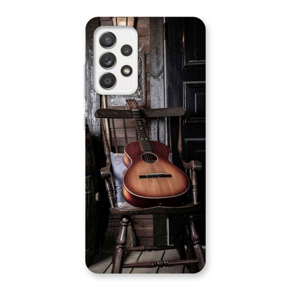 Vintage Chair Guitar Back Case for Galaxy A52