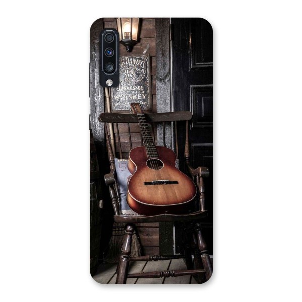 Vintage Chair Guitar Back Case for Galaxy A70s