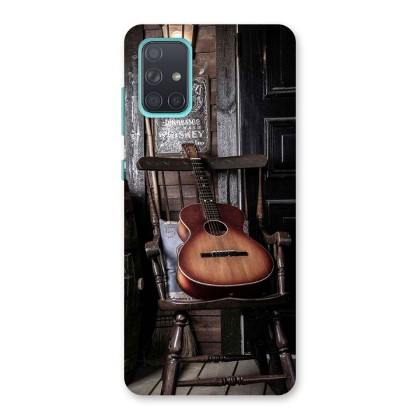 Vintage Chair Guitar Back Case for Galaxy A71