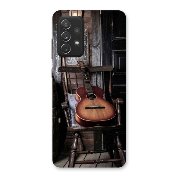 Vintage Chair Guitar Back Case for Galaxy A72