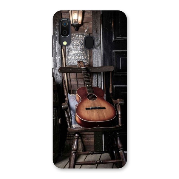 Vintage Chair Guitar Back Case for Galaxy M10s