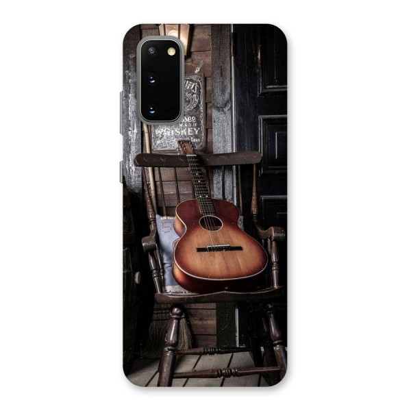 Vintage Chair Guitar Back Case for Galaxy S20