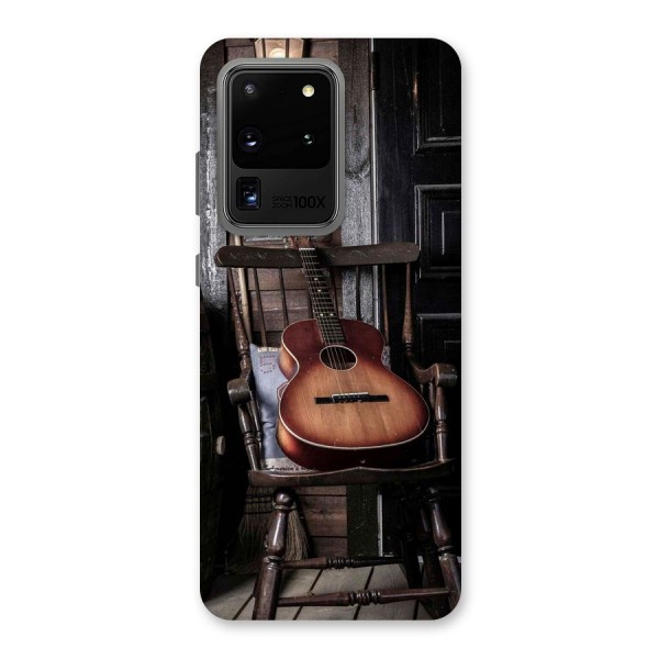 Vintage Chair Guitar Back Case for Galaxy S20 Ultra