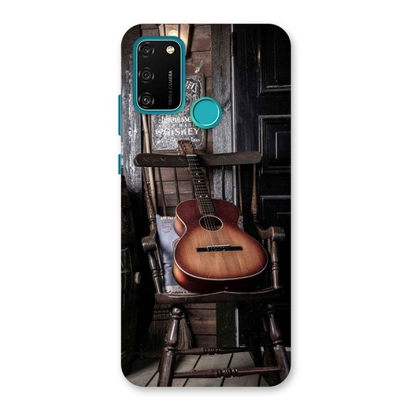 Vintage Chair Guitar Back Case for Honor 9A