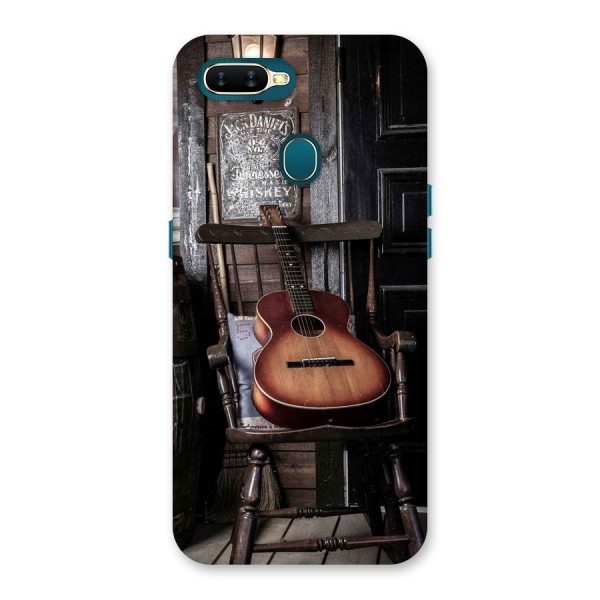 Vintage Chair Guitar Back Case for Oppo A11k