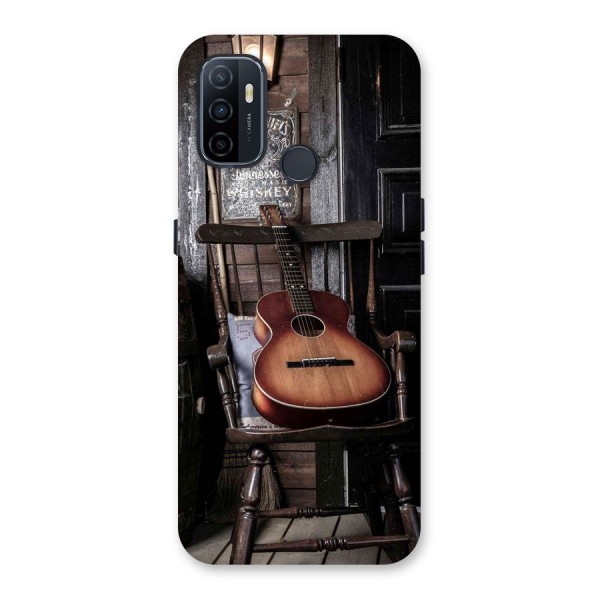 Vintage Chair Guitar Back Case for Oppo A32