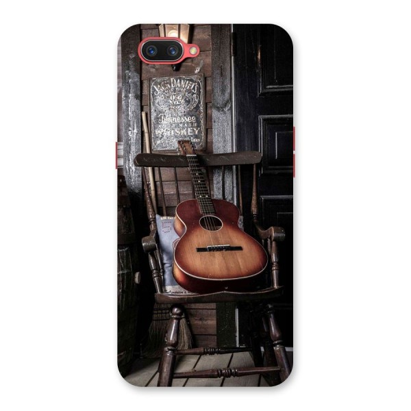 Vintage Chair Guitar Back Case for Oppo A3s