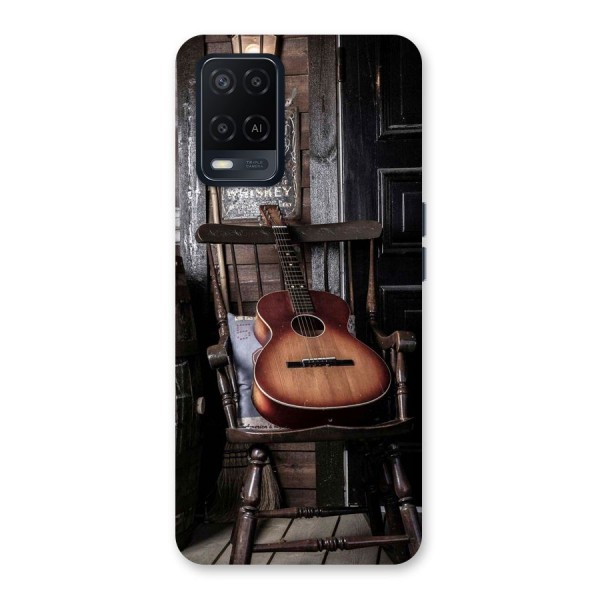 Vintage Chair Guitar Back Case for Oppo A54