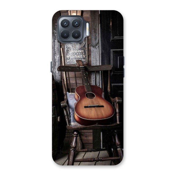 Vintage Chair Guitar Back Case for Oppo F17 Pro