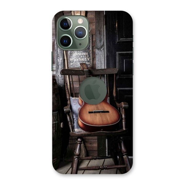 Vintage Chair Guitar Back Case for iPhone 11 Pro Logo  Cut