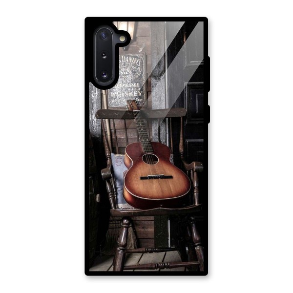 Vintage Chair Guitar Glass Back Case for Galaxy Note 10