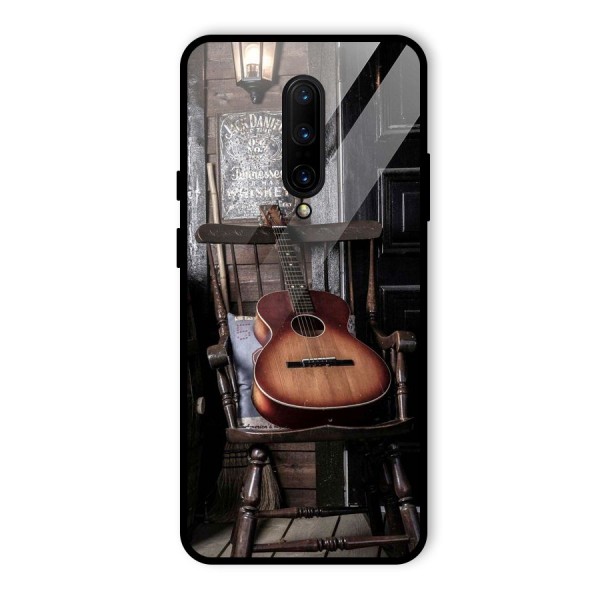 Vintage Chair Guitar Glass Back Case for OnePlus 7 Pro