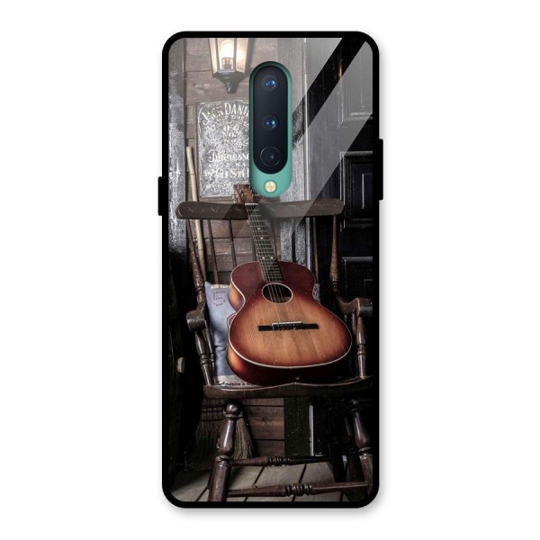 Vintage Chair Guitar Glass Back Case for OnePlus 8