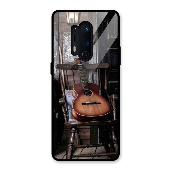 Vintage Chair Guitar Glass Back Case for OnePlus 8 Pro