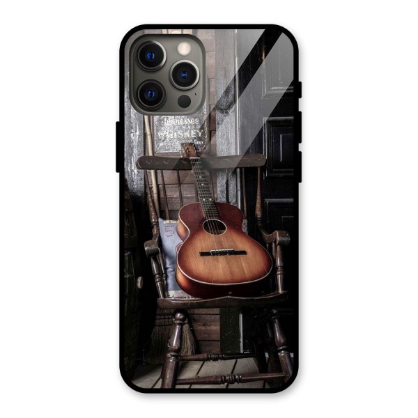 Vintage Chair Guitar Glass Back Case for iPhone 12 Pro Max