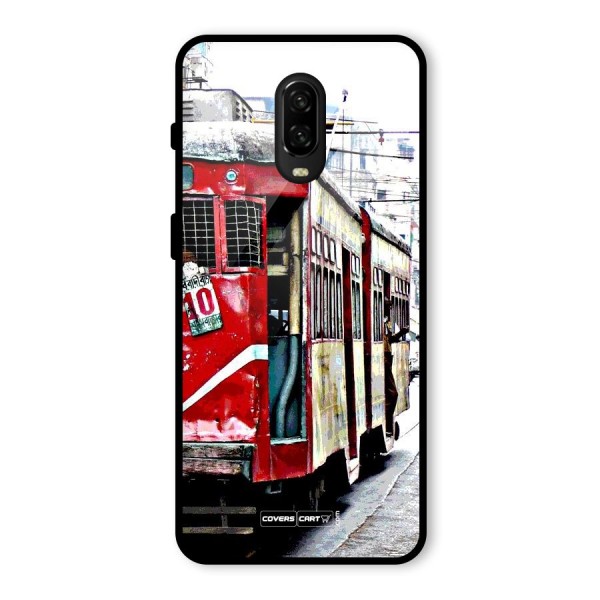 Vintage Citystyle Glass Back Case for OnePlus 6T