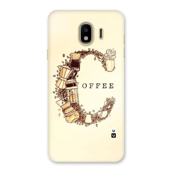 Vintage Coffee Back Case for Galaxy J4