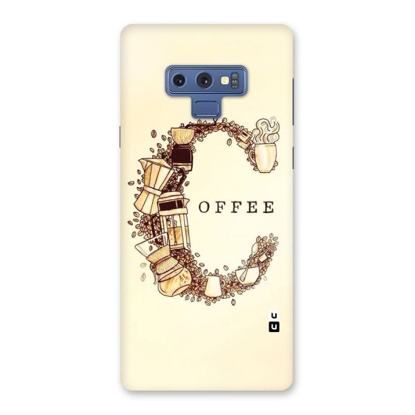 Vintage Coffee Back Case for Galaxy Note 9