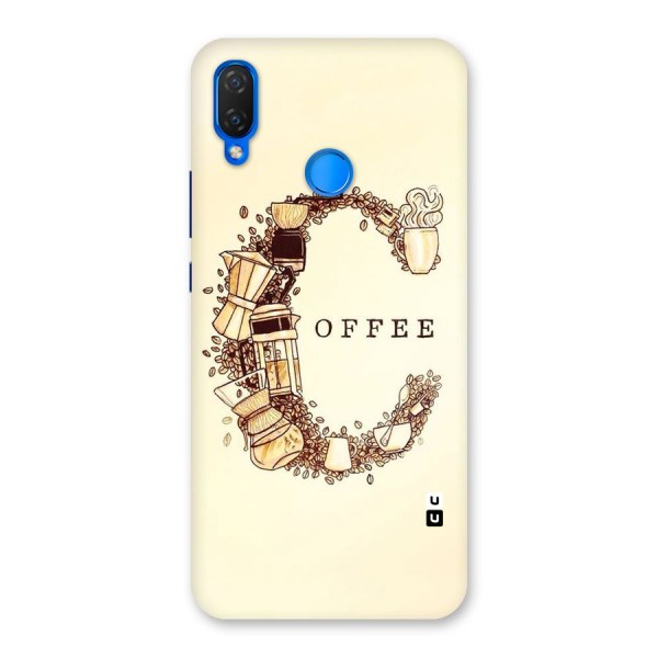 Vintage Coffee Back Case for Huawei P Smart+