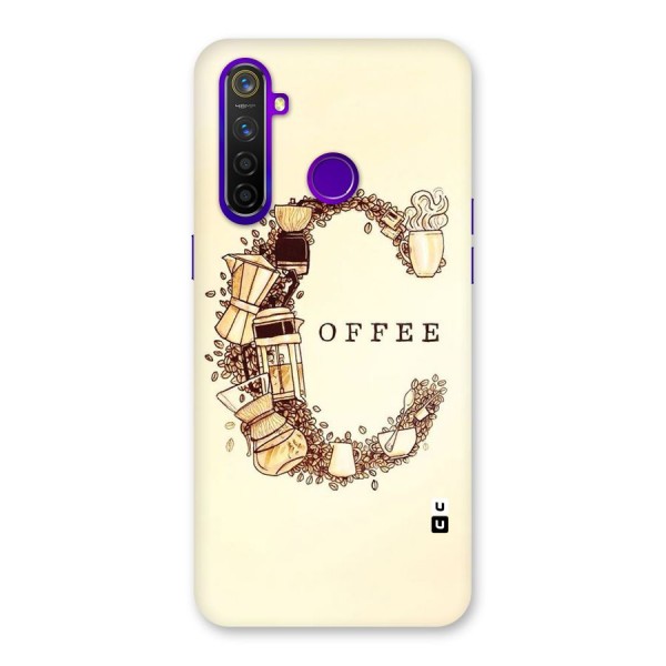 Vintage Coffee Back Case for Realme 5 Pro