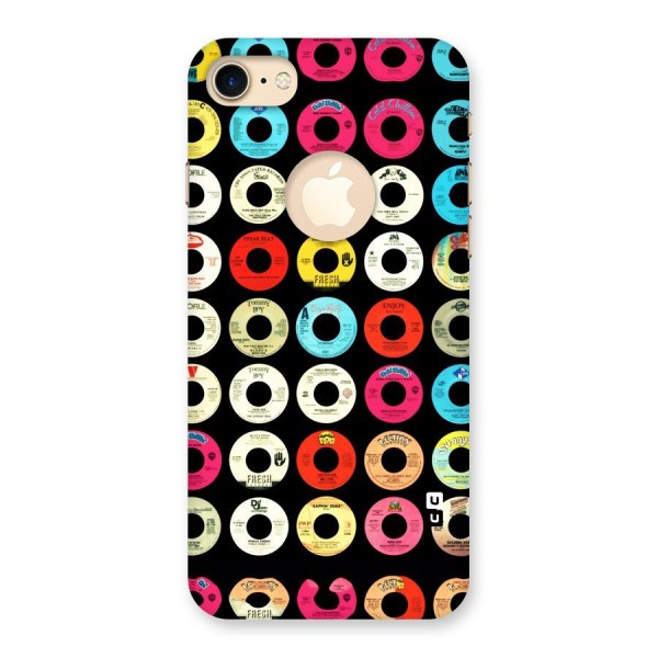 Vintage Collection CDs Back Case for iPhone 7 Logo Cut