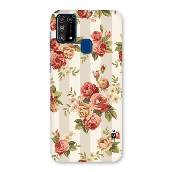 Vintage Color Flowers Back Case for Galaxy M31