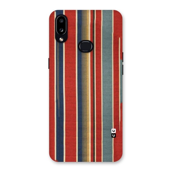 Vintage Disort Stripes Back Case for Galaxy A10s