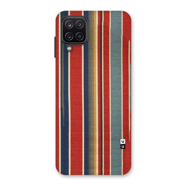 Vintage Disort Stripes Back Case for Galaxy A12