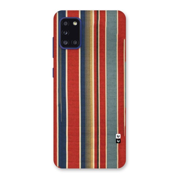 Vintage Disort Stripes Back Case for Galaxy A31