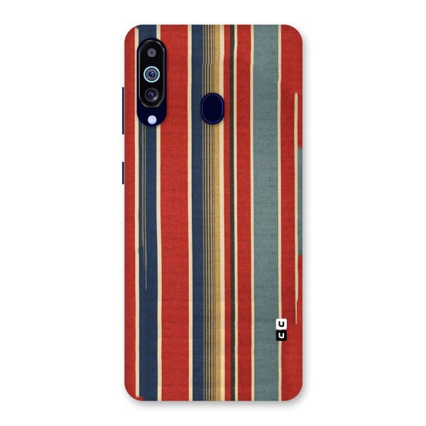 Vintage Disort Stripes Back Case for Galaxy A60