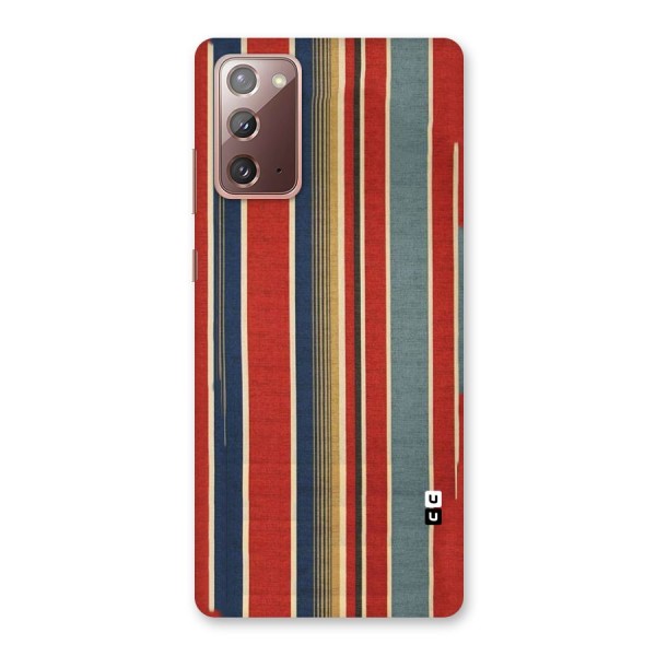 Vintage Disort Stripes Back Case for Galaxy Note 20