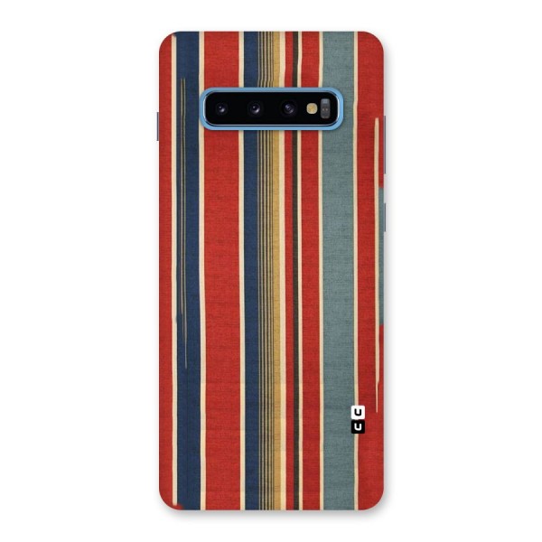 Vintage Disort Stripes Back Case for Galaxy S10 Plus