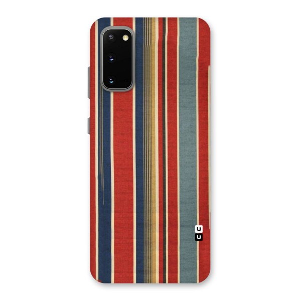 Vintage Disort Stripes Back Case for Galaxy S20