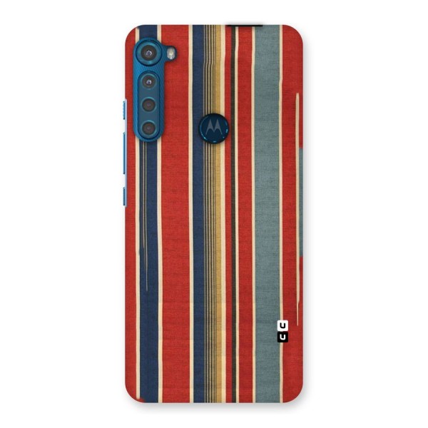 Vintage Disort Stripes Back Case for Motorola One Fusion Plus