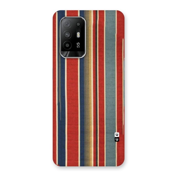Vintage Disort Stripes Back Case for Oppo F19 Pro Plus 5G