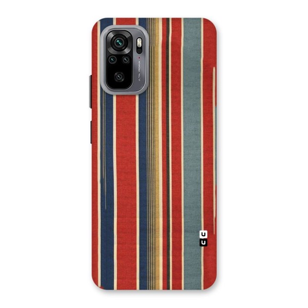 Vintage Disort Stripes Back Case for Redmi Note 10