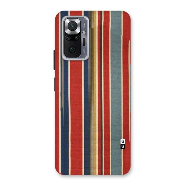 Vintage Disort Stripes Back Case for Redmi Note 10 Pro