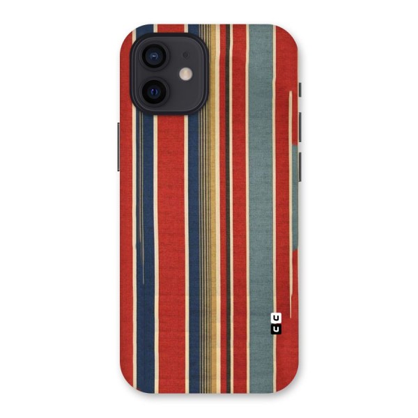 Vintage Disort Stripes Back Case for iPhone 12