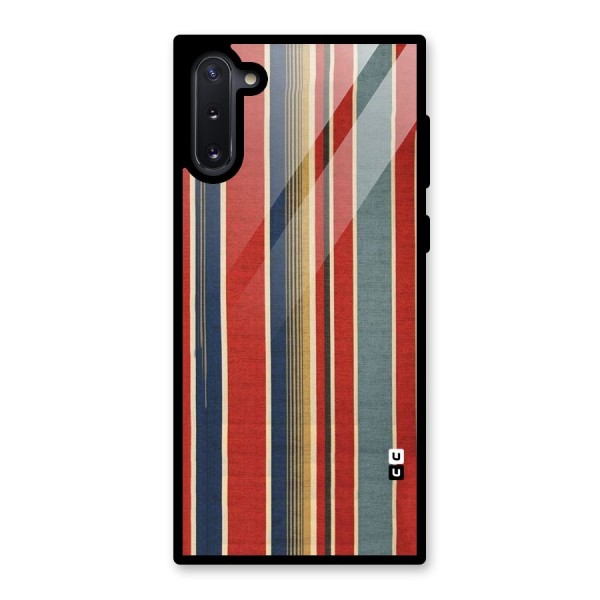 Vintage Disort Stripes Glass Back Case for Galaxy Note 10