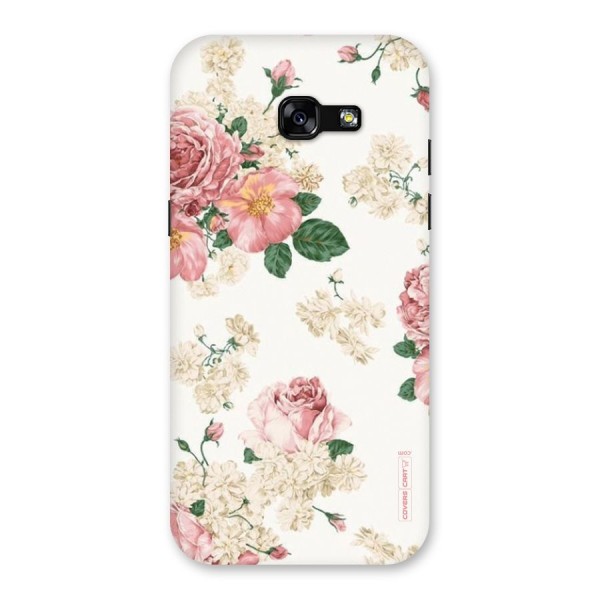 Vintage Floral Pattern Back Case for Galaxy A5 2017