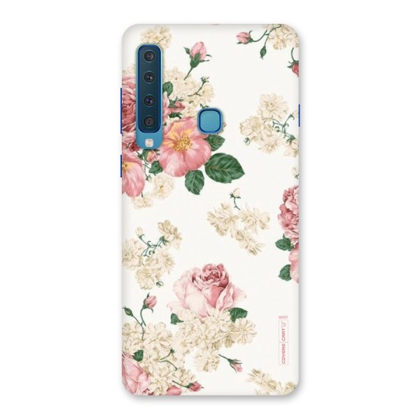Vintage Floral Pattern Back Case for Galaxy A9 (2018)