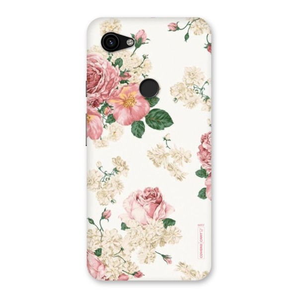 Vintage Floral Pattern Back Case for Google Pixel 3a XL