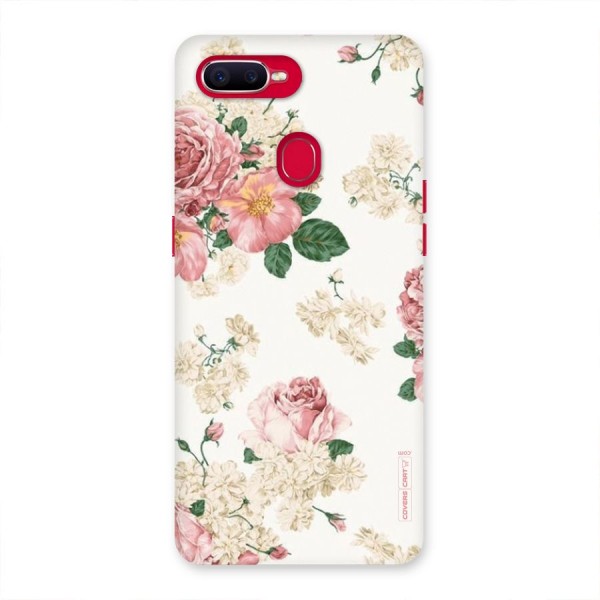 Vintage Floral Pattern Back Case for Oppo F9 Pro