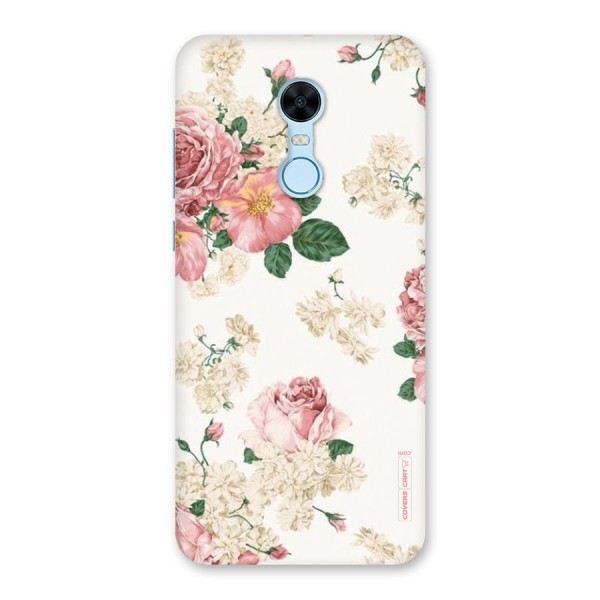 Vintage Floral Pattern Back Case for Redmi Note 5