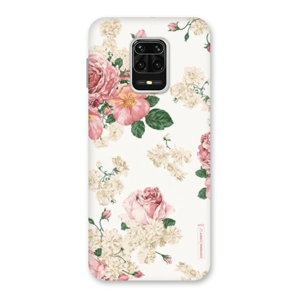 Vintage Floral Pattern Back Case for Redmi Note 9 Pro