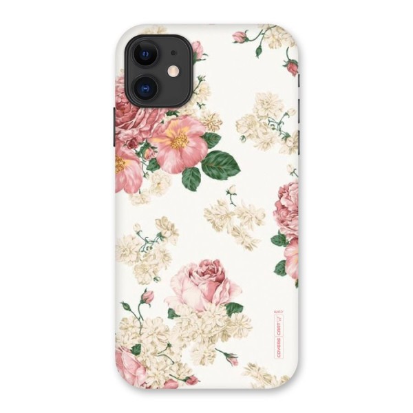 Vintage Floral Pattern Back Case for iPhone 11